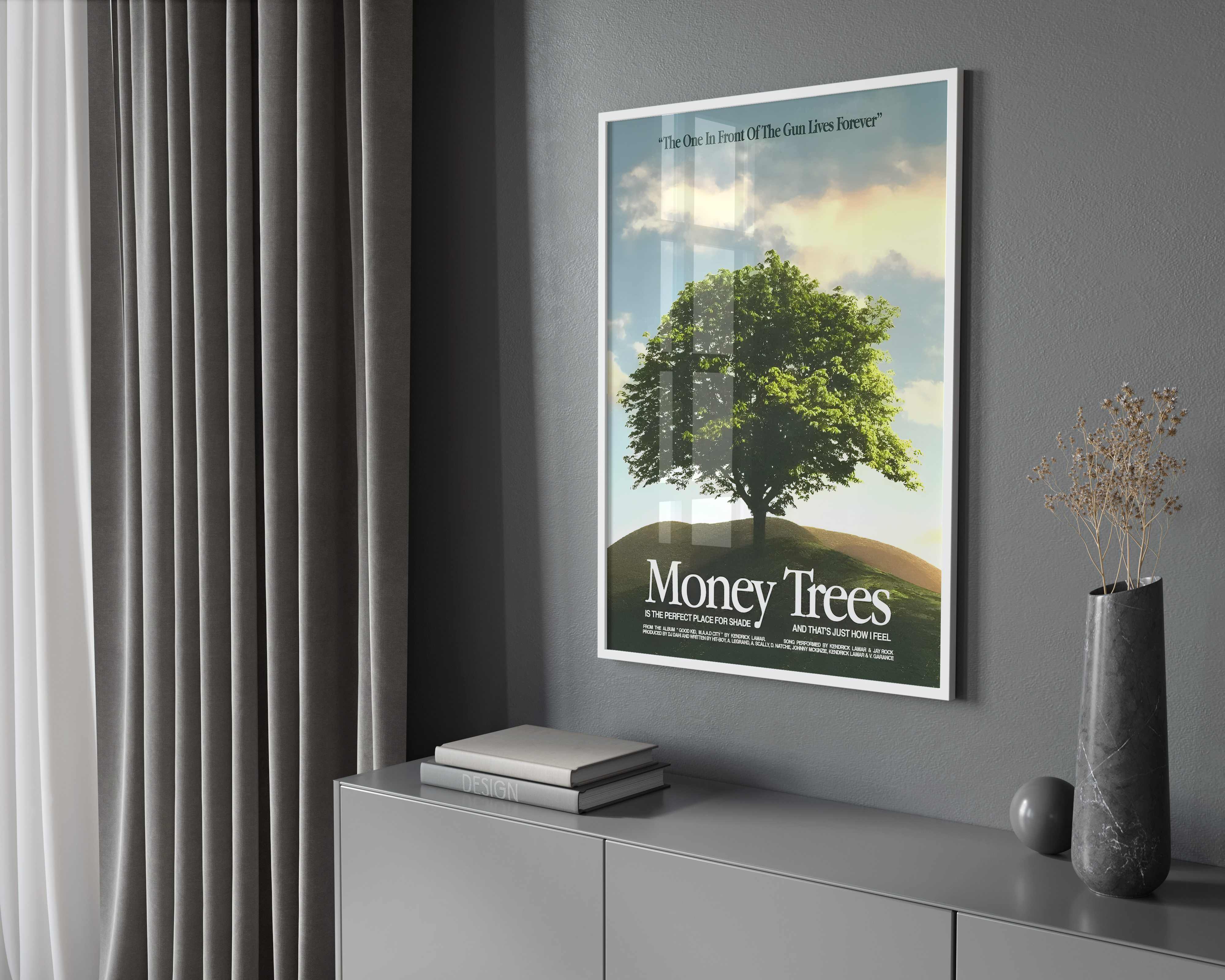 Kendrick Lamar 'Money Trees' Poster | Hype Posters