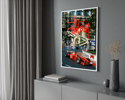 Stussy Ferrari F1 Poster | Hype Posters