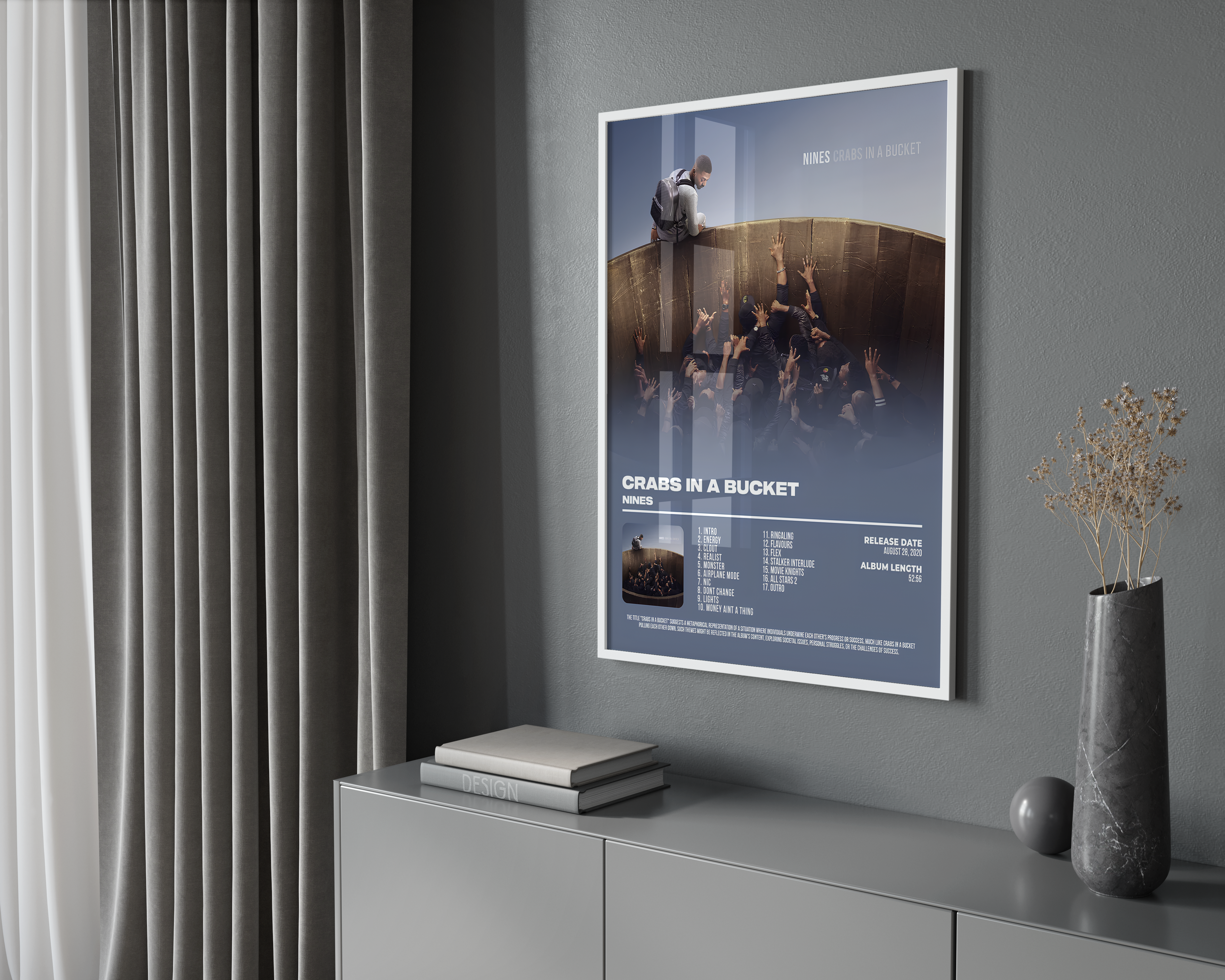 Nines - "Crabs In A Bucket" Album Poster | Hype Posters