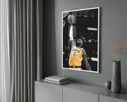 Lebron James 'KING' Poster | Hype Posters