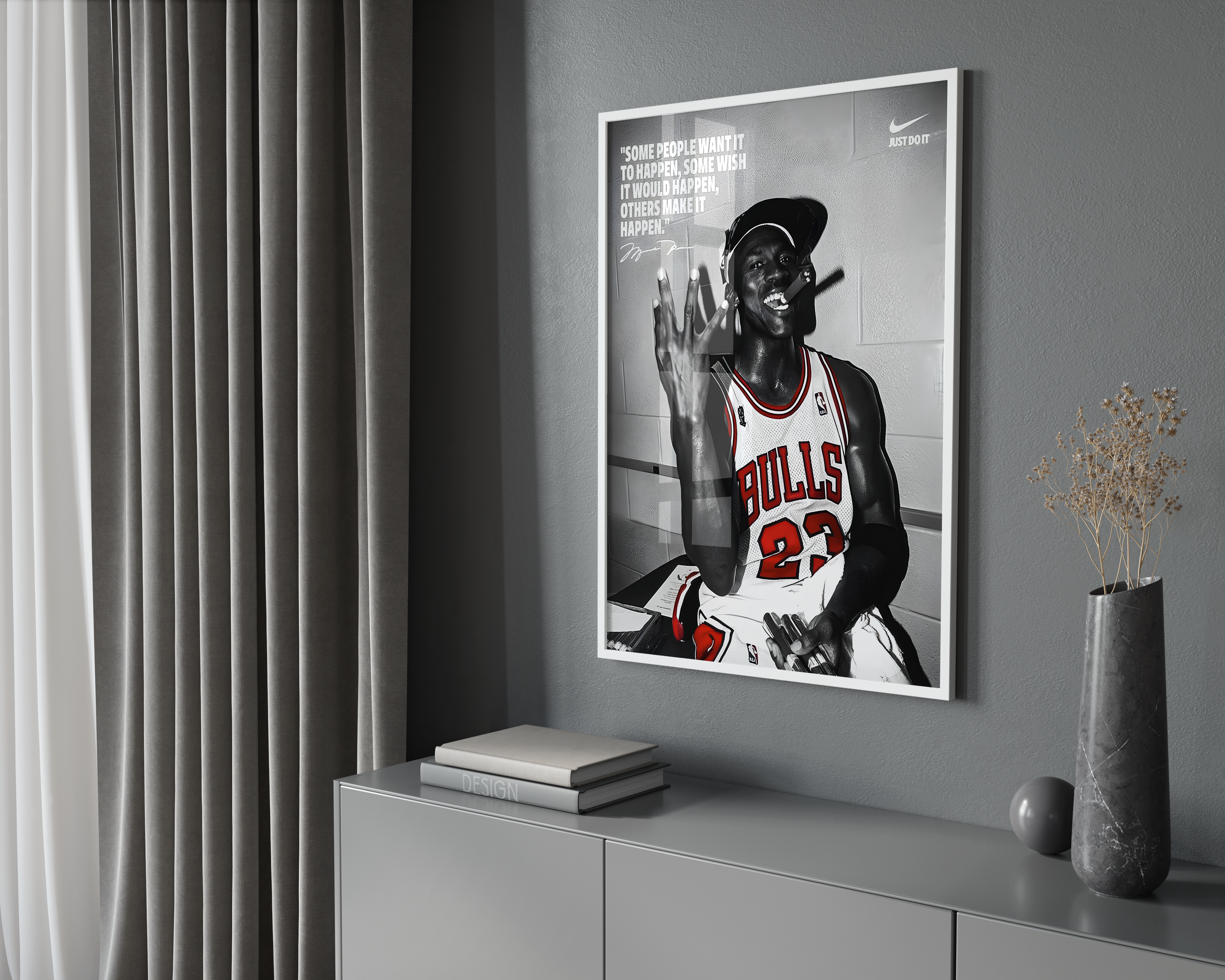 Michael Jordan Vintage Trophy Poster | Hype Posters