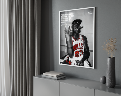 Michael Jordan Vintage Trophy Poster | Hype Posters