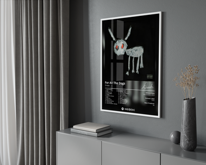 Drake - "For All The Dogs" Album Poster | Hype Posters