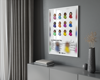 Drake 'Certified Lover Boy' Album Poster | Hype Posters