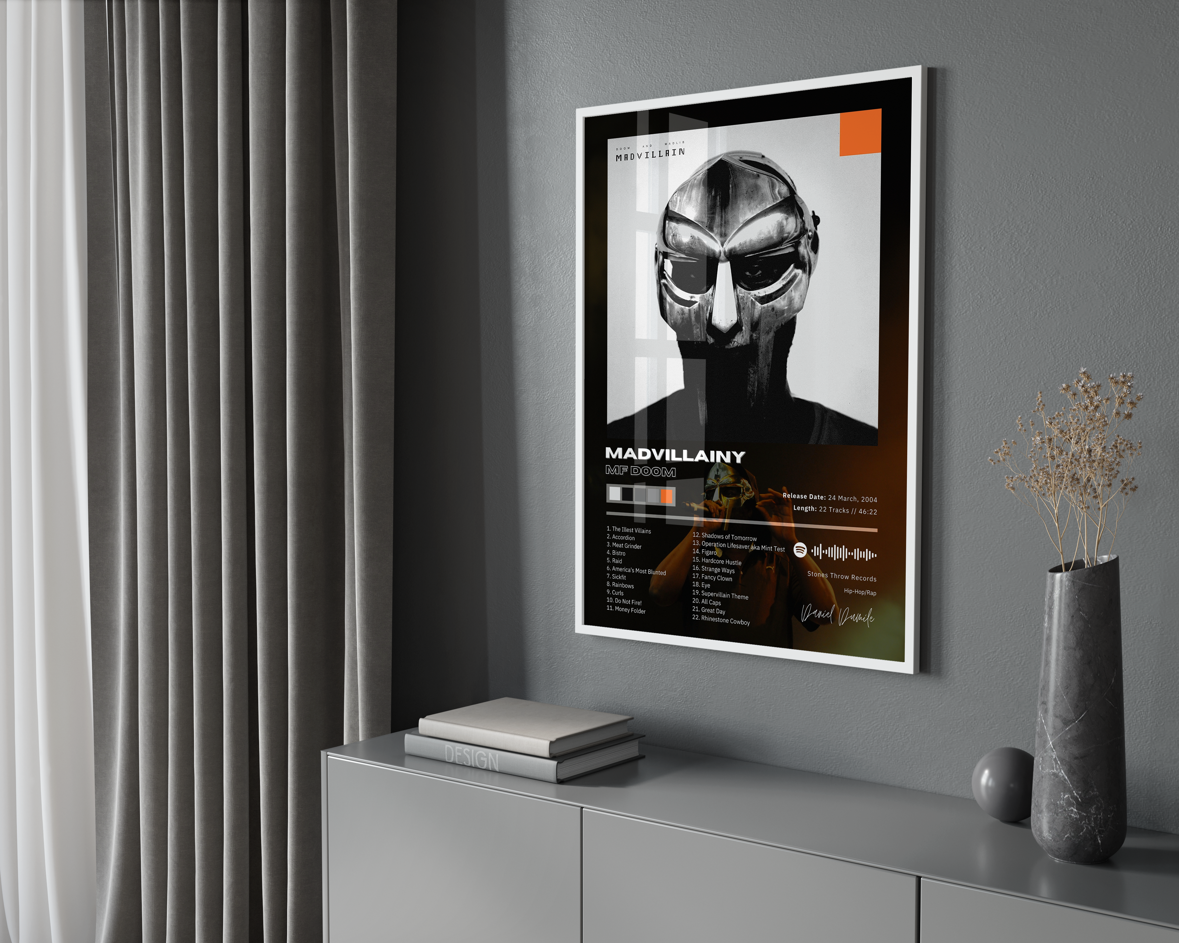 MF DOOM 'Madvillainy' Album Poster | Hype Posters