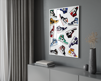 Sneaker Highs Poster | Hype Posters
