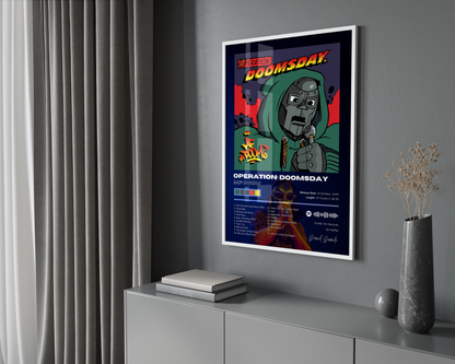 MF DOOM 'Operation: Doomsday' Album Poster | Hype Posters