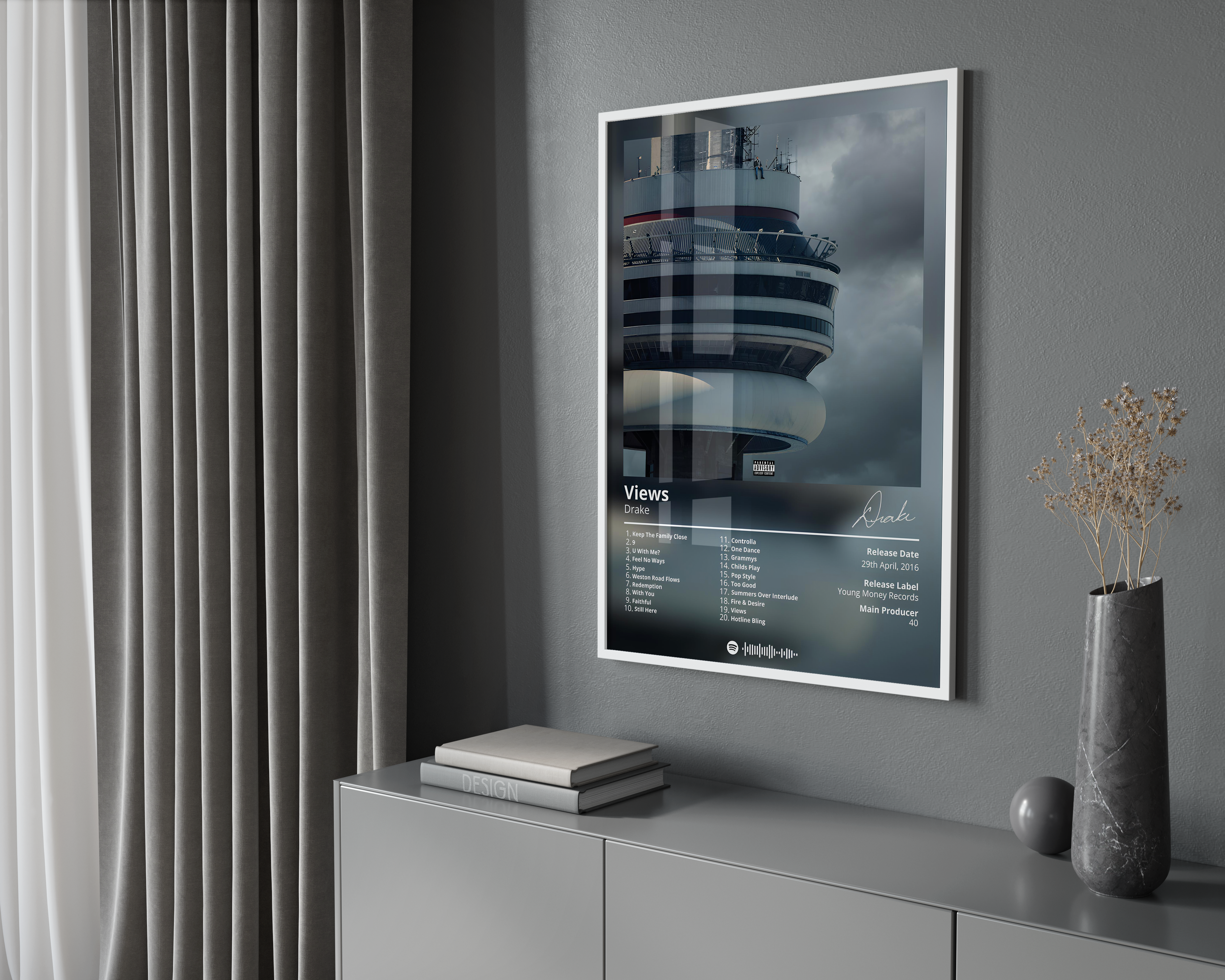 Drake 'Views' Album Poster | Hype Posters