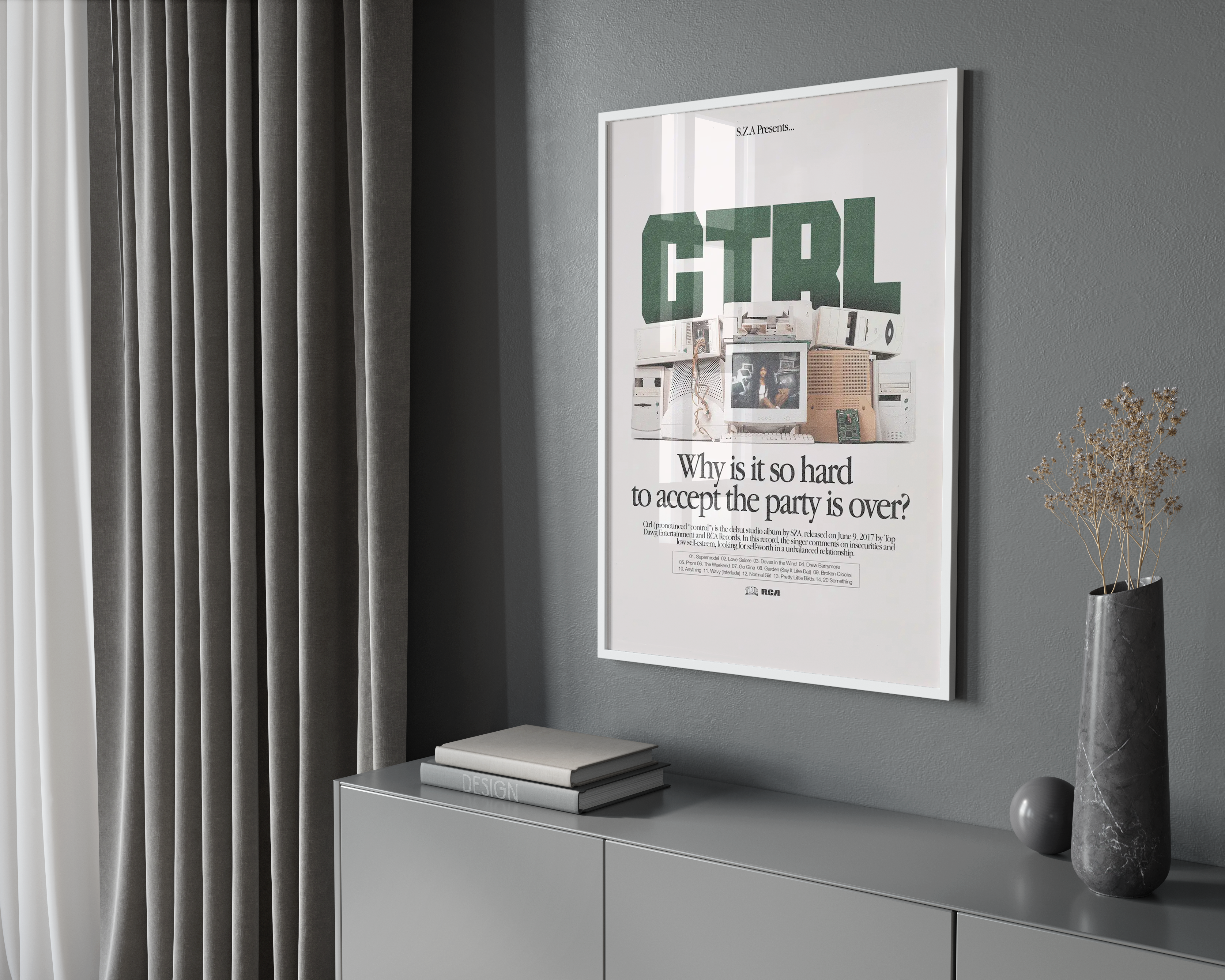 SZA 'CTRL' Poster | Hype Posters