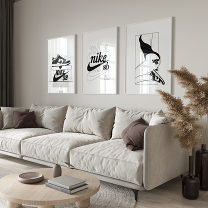 Nike SB Black Poster Set | Hype Posters