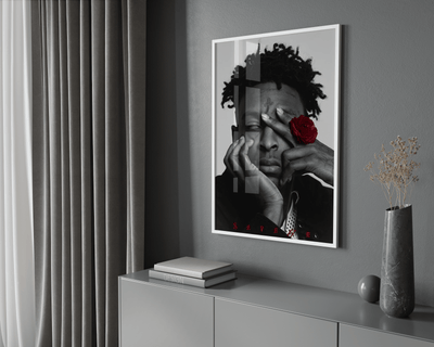 21 Savage - Rose Poster - Posters, Prints & Wall Art | HYPE Posters