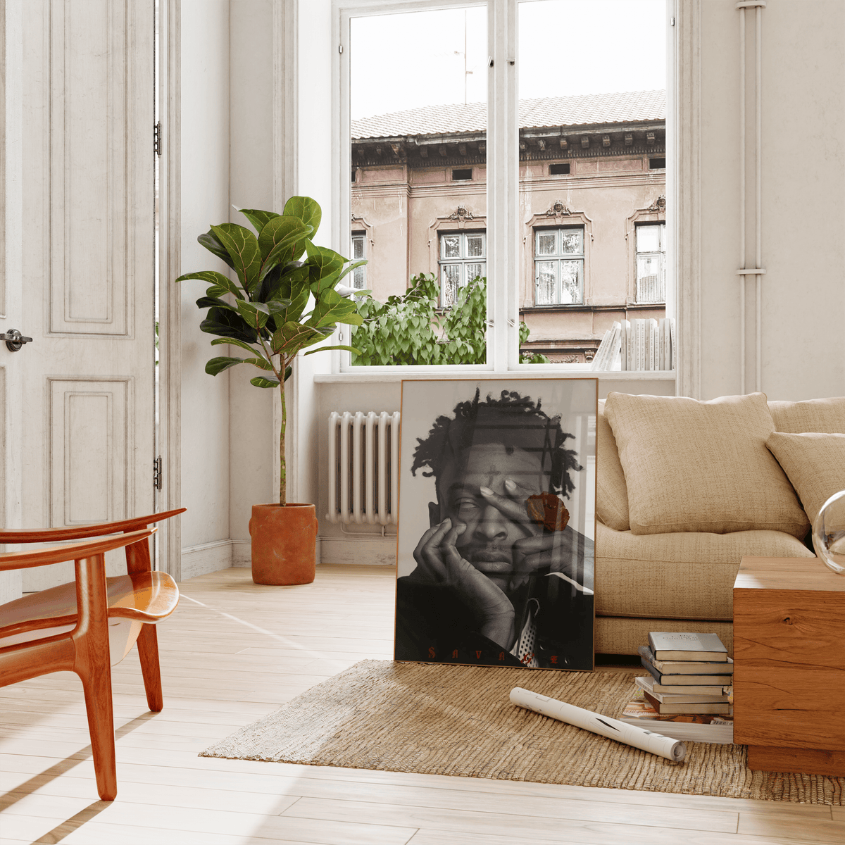 21 Savage - Rose Poster - Posters, Prints & Wall Art | HYPE Posters