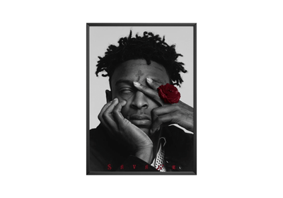 21 Savage - Rose Poster - Posters, Prints & Wall Art | HYPE Posters