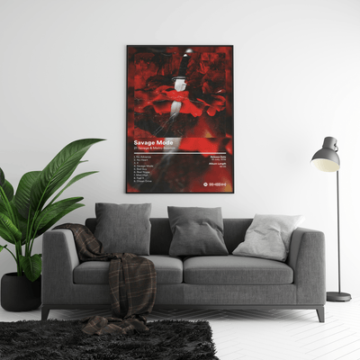 21 Savage 'Savage Mode' Album Poster - Posters, Prints & Wall Art | HYPE Posters