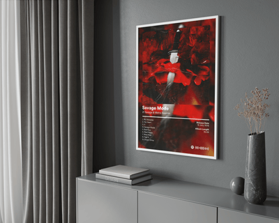 21 Savage 'Savage Mode' Album Poster - Posters, Prints & Wall Art | HYPE Posters