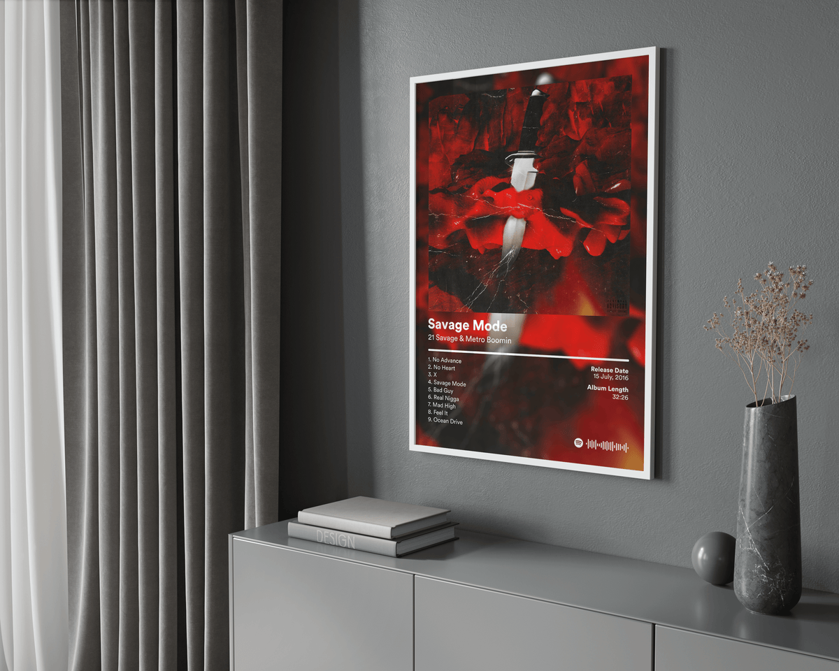 21 Savage 'Savage Mode' Album Poster - Posters, Prints & Wall Art | HYPE Posters