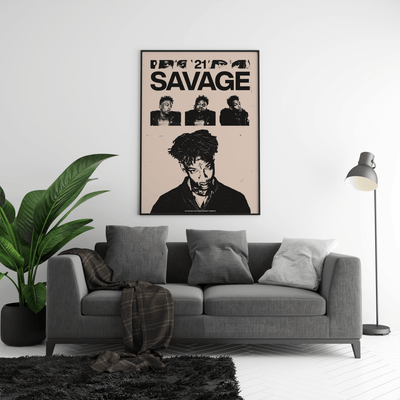 21 Savage 'Trio' Poster - Posters, Prints & Wall Art | HYPE Posters