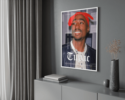 2PAC 'Classic Red' Poster - Posters, Prints & Wall Art | HYPE Posters