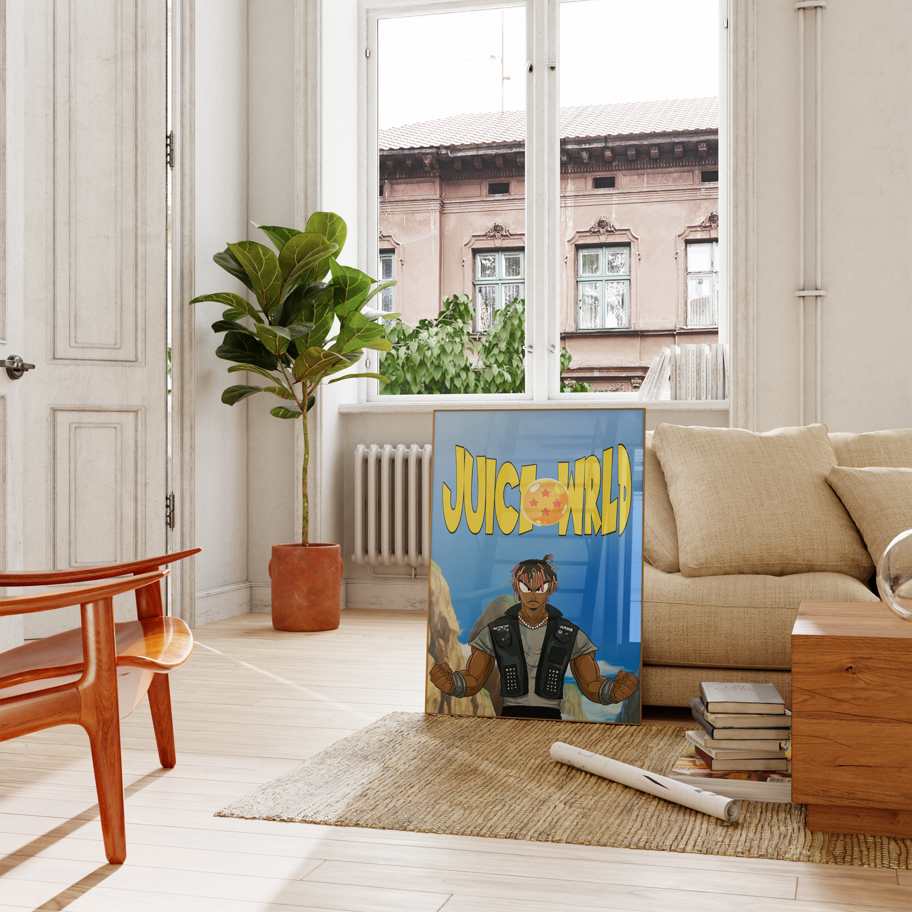 Juice WRLD x Dragon Ball Poster | Hype Posters