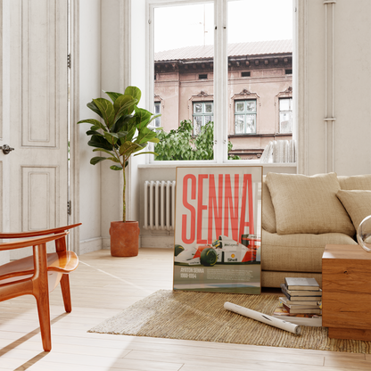 Ayrton Senna Vintage Poster | Hype Posters