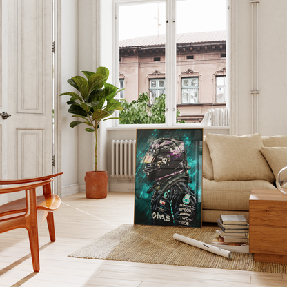 Lewis Hamilton Painting Poster | Hype Posters