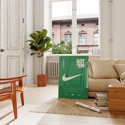Nike Origins Green Poster | Hype Posters