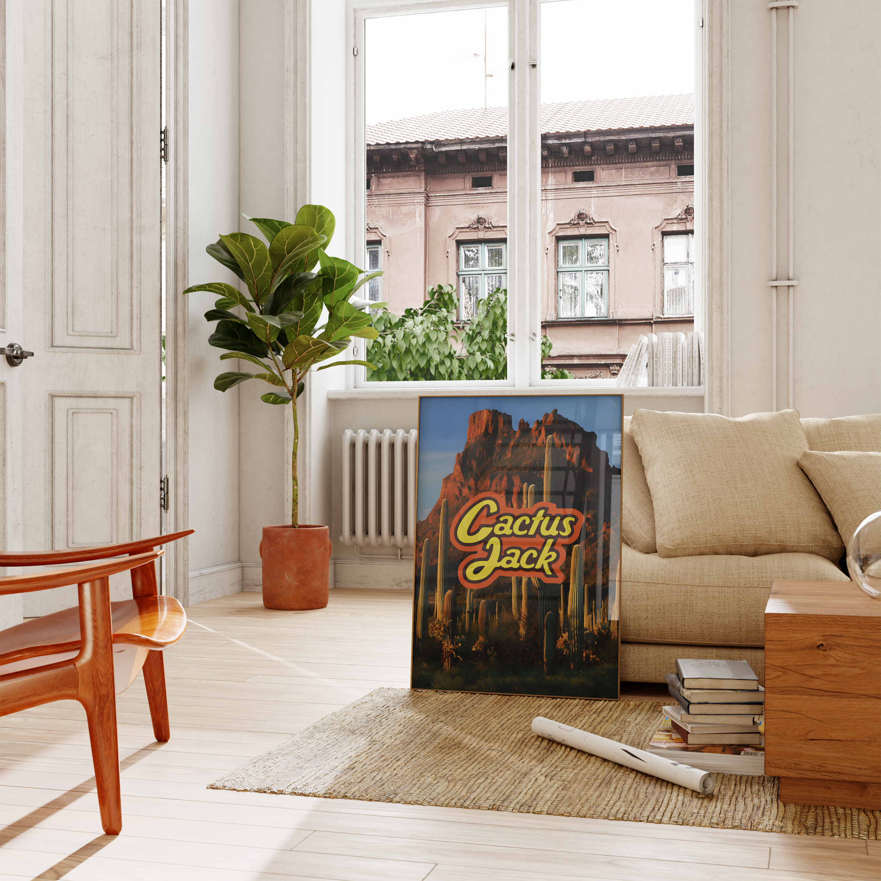 Cactus Jack Mountains Poster | Hype Posters