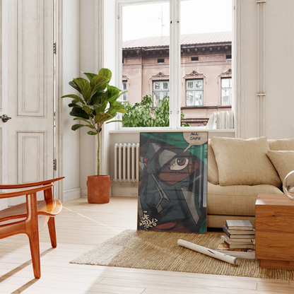 MF Doom 'All Caps' Poster | Hype Posters