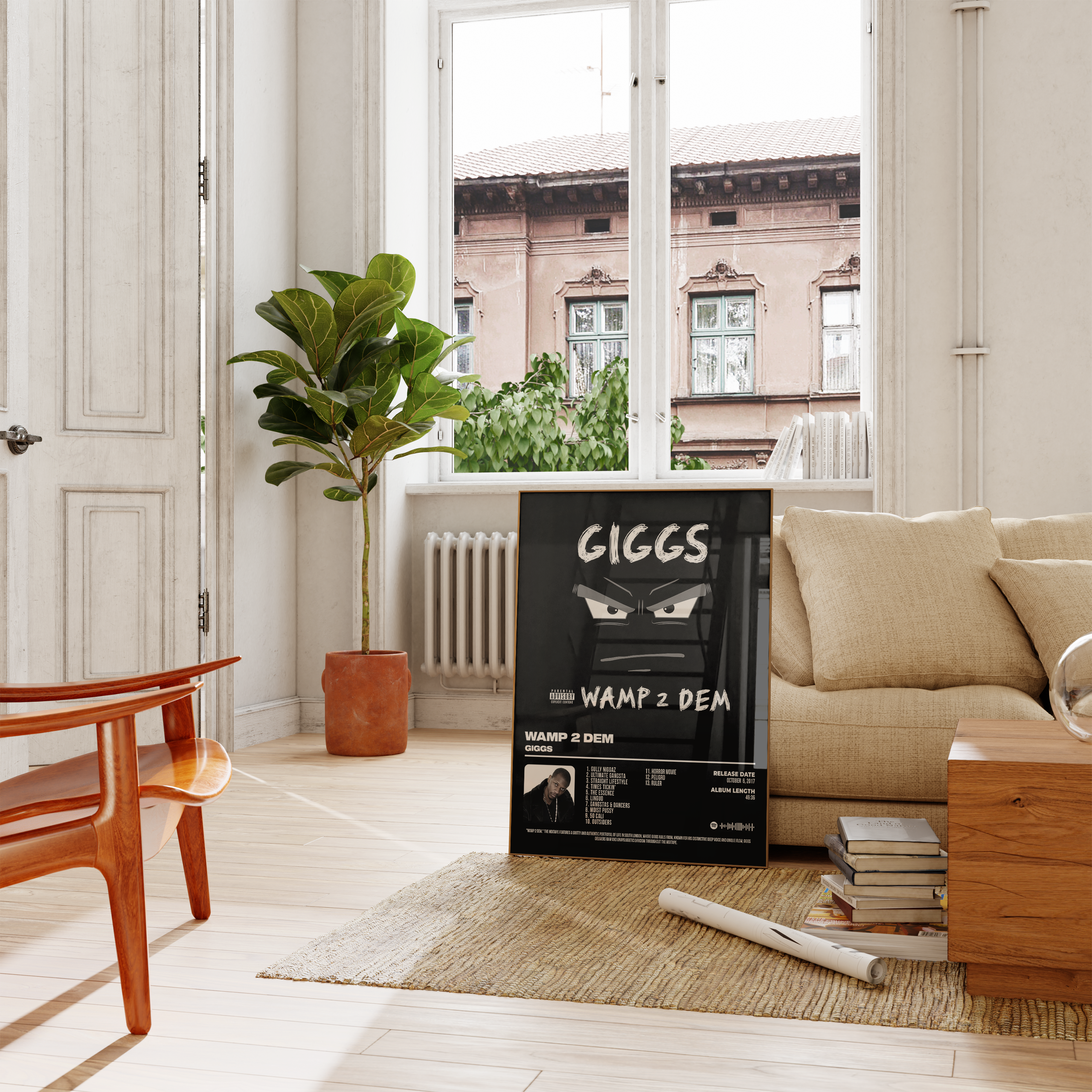 Giggs - "Wamp 2 Dem" Album Poster | Hype Posters