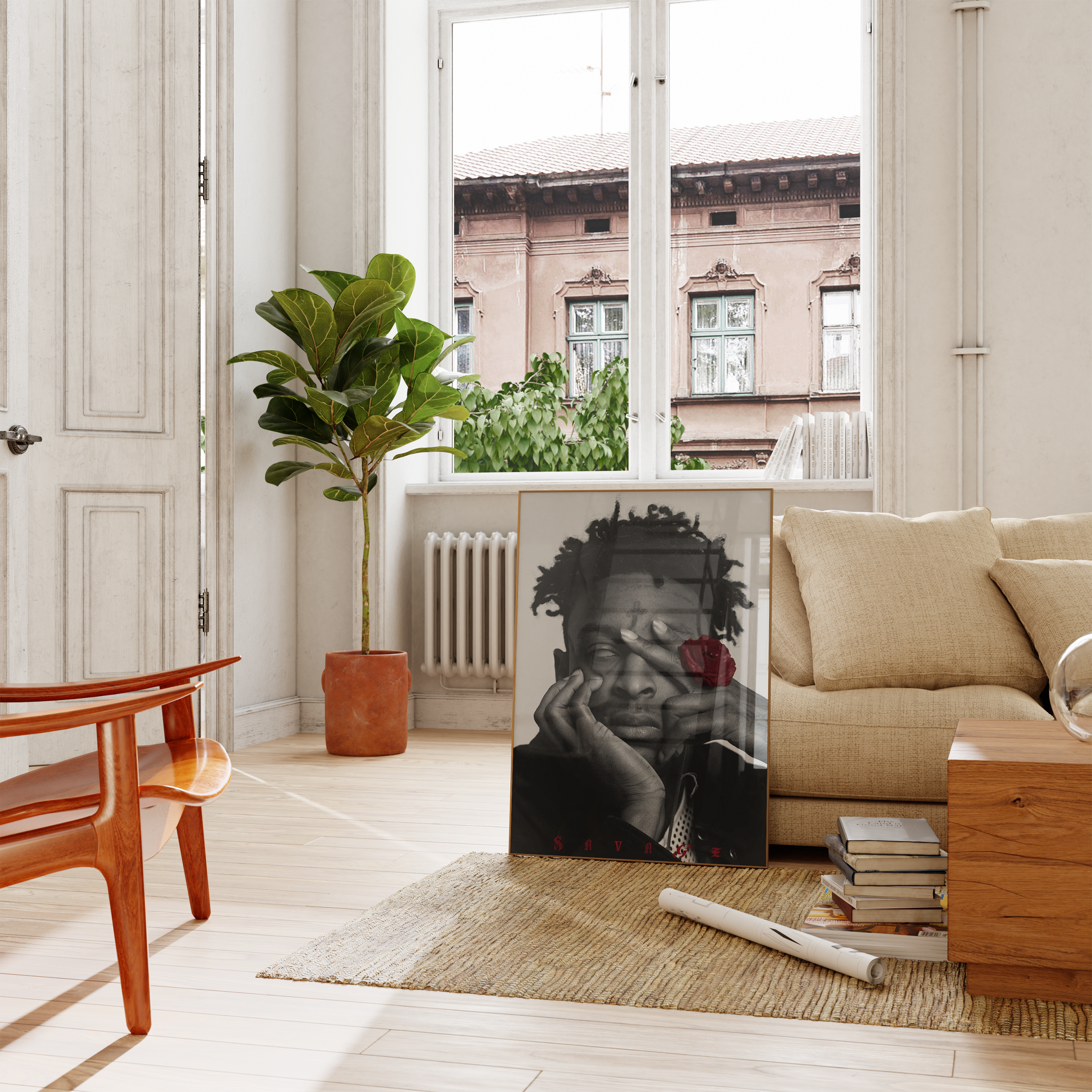 21 Savage - Rose Poster | Hype Posters