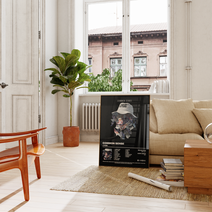 J Hus - "Common Sense" Album Poster | Hype Posters