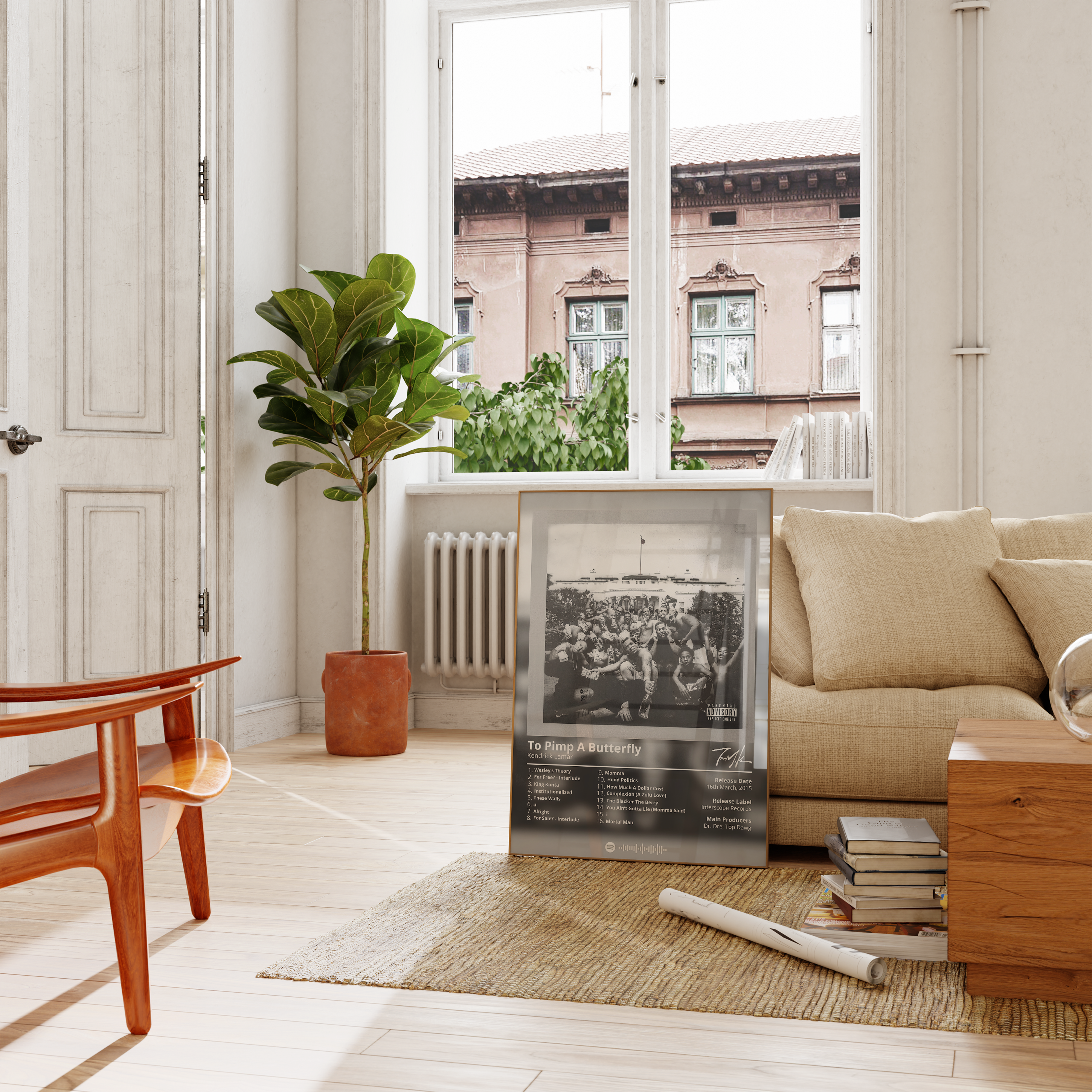 Kendrick Lamar - "To Pimp A Butterfly" Album Poster | Hype Posters