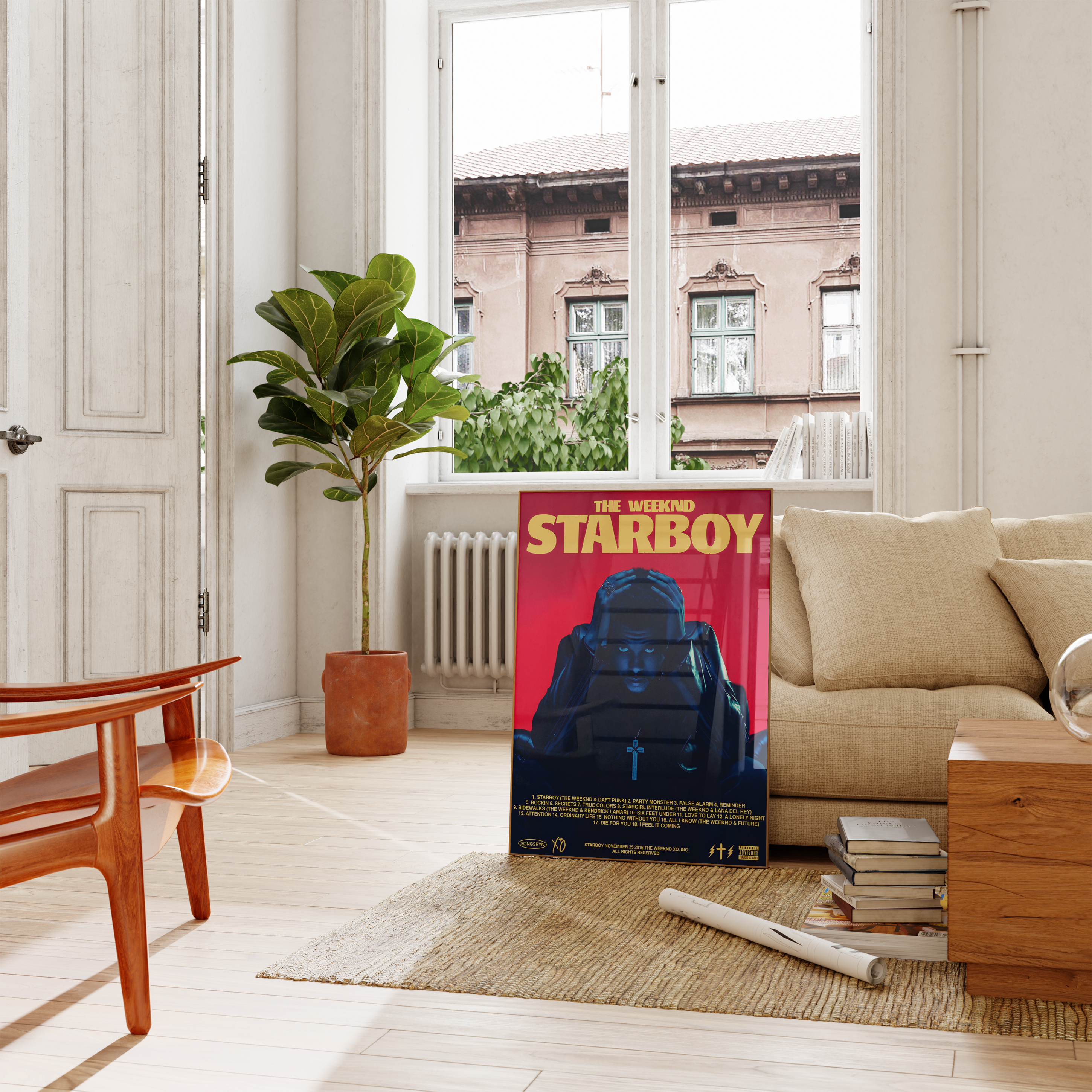 The Weeknd 'Starboy' Poster | Hype Posters
