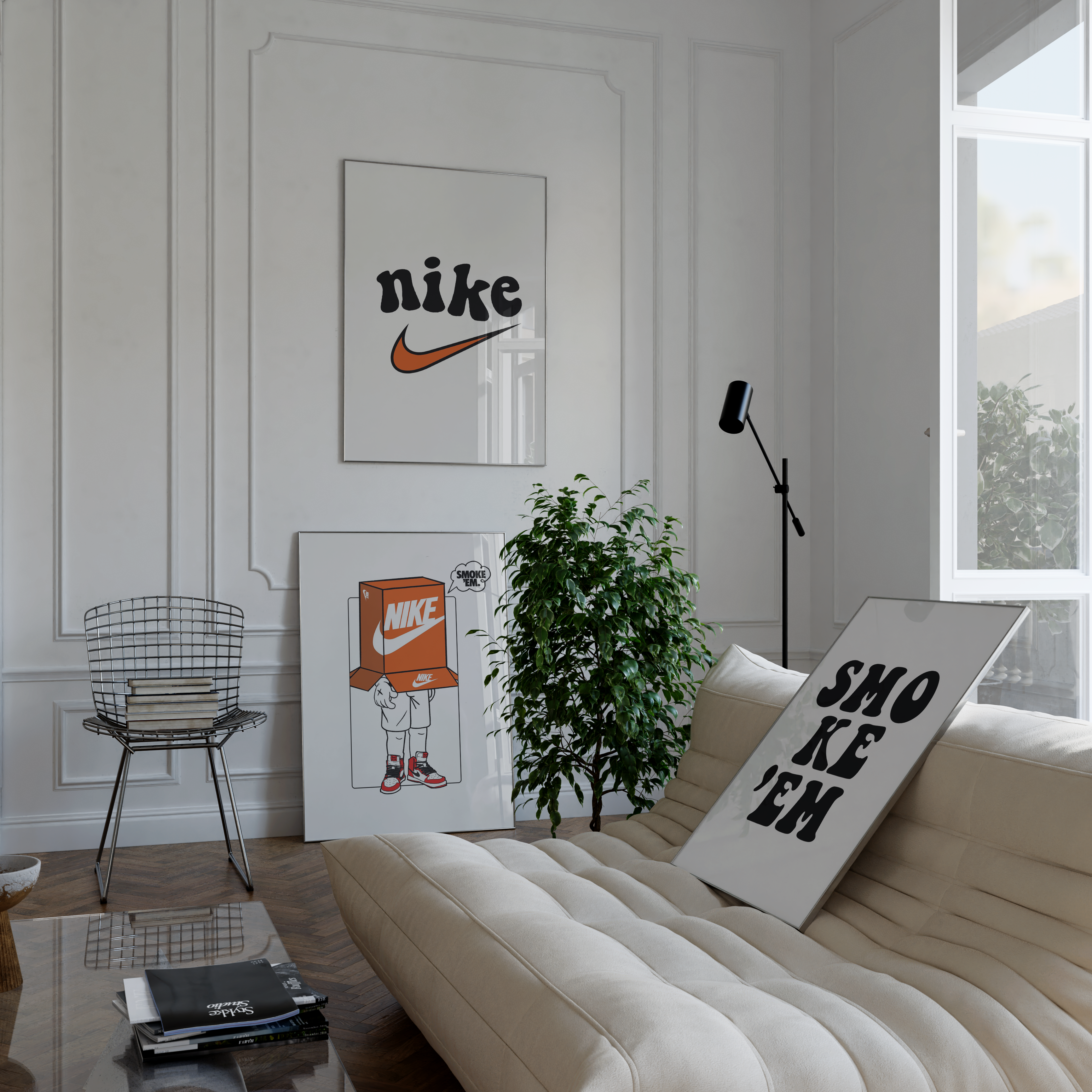 Nike 'Smoke Em' Poster Set | Hype Posters