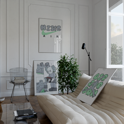 KAWS Sneaker Poster Set | Hype Posters