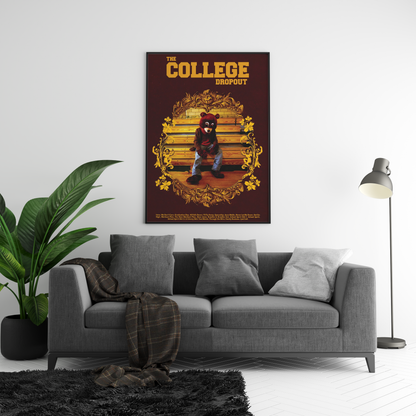Kanye West 'The College Dropout' V1 Poster | Hype Posters