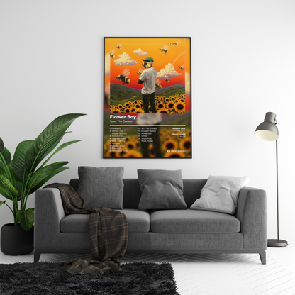 Tyler The Creator 'Flower Boy' Album Poster | Hype Posters