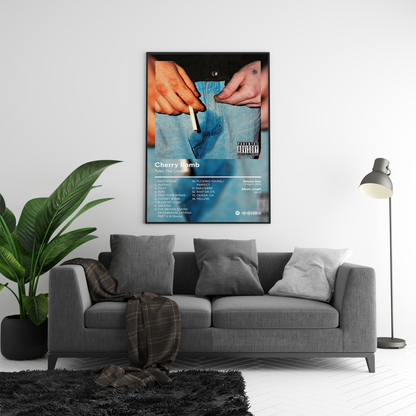 Tyler The Creator 'Cherry Bomb' Album Poster | Hype Posters