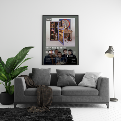Oasis 'Stop The Clocks' Album Poster | Hype Posters