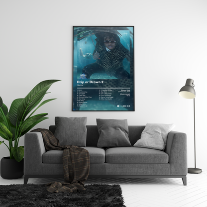 Gunna 'Drip or Drown 2' Album Poster | Hype Posters