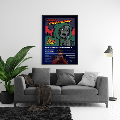 MF DOOM 'Operation: Doomsday' Album Poster | Hype Posters
