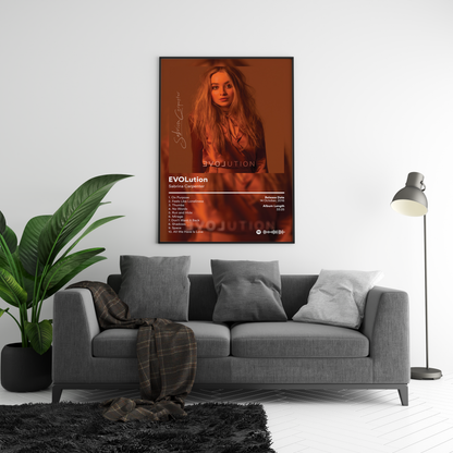 Sabrina Carpenter 'EVOLution' Album Poster | Hype Posters
