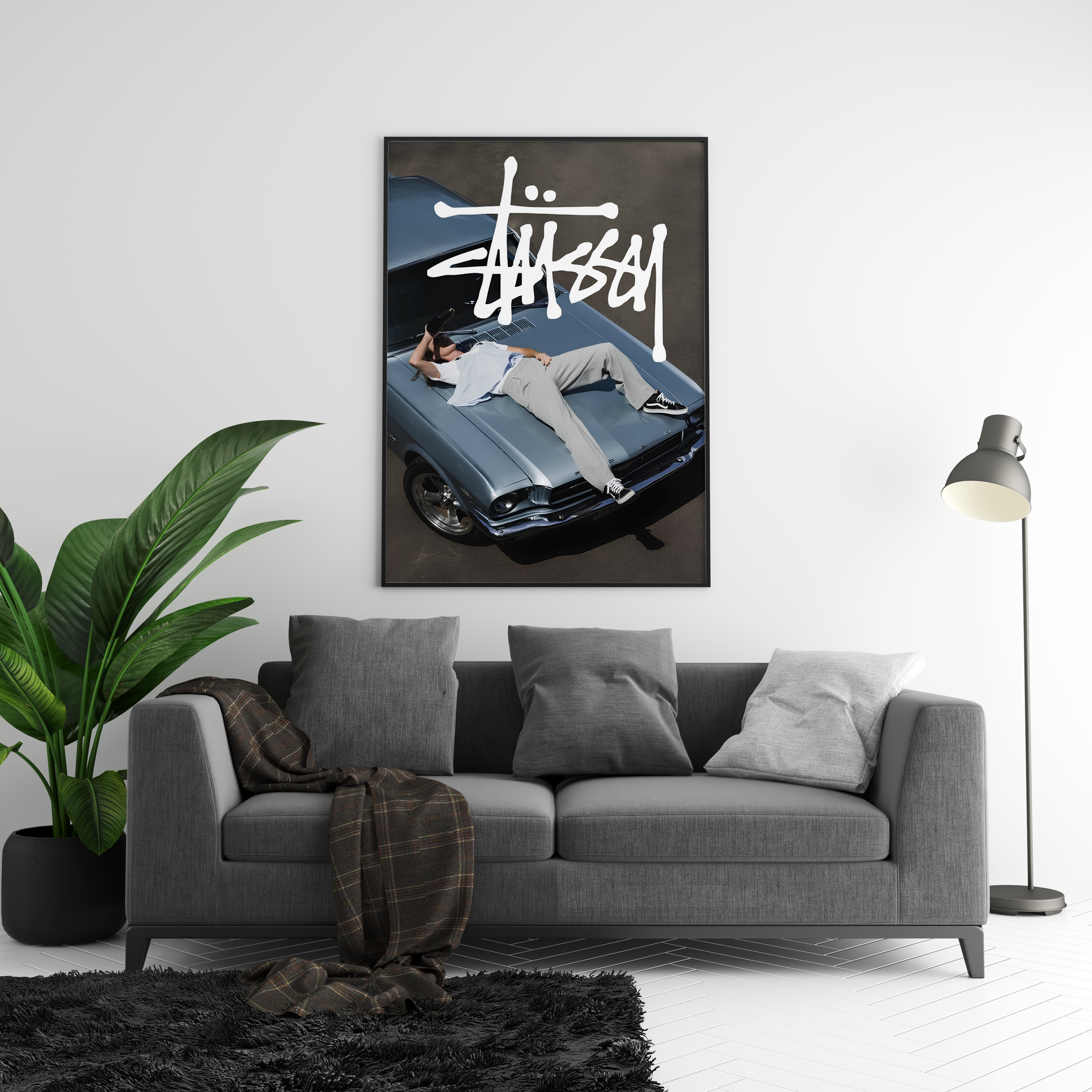 Stussy Mustang Poster | Hype Posters