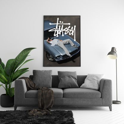 Stussy Mustang Poster | Hype Posters