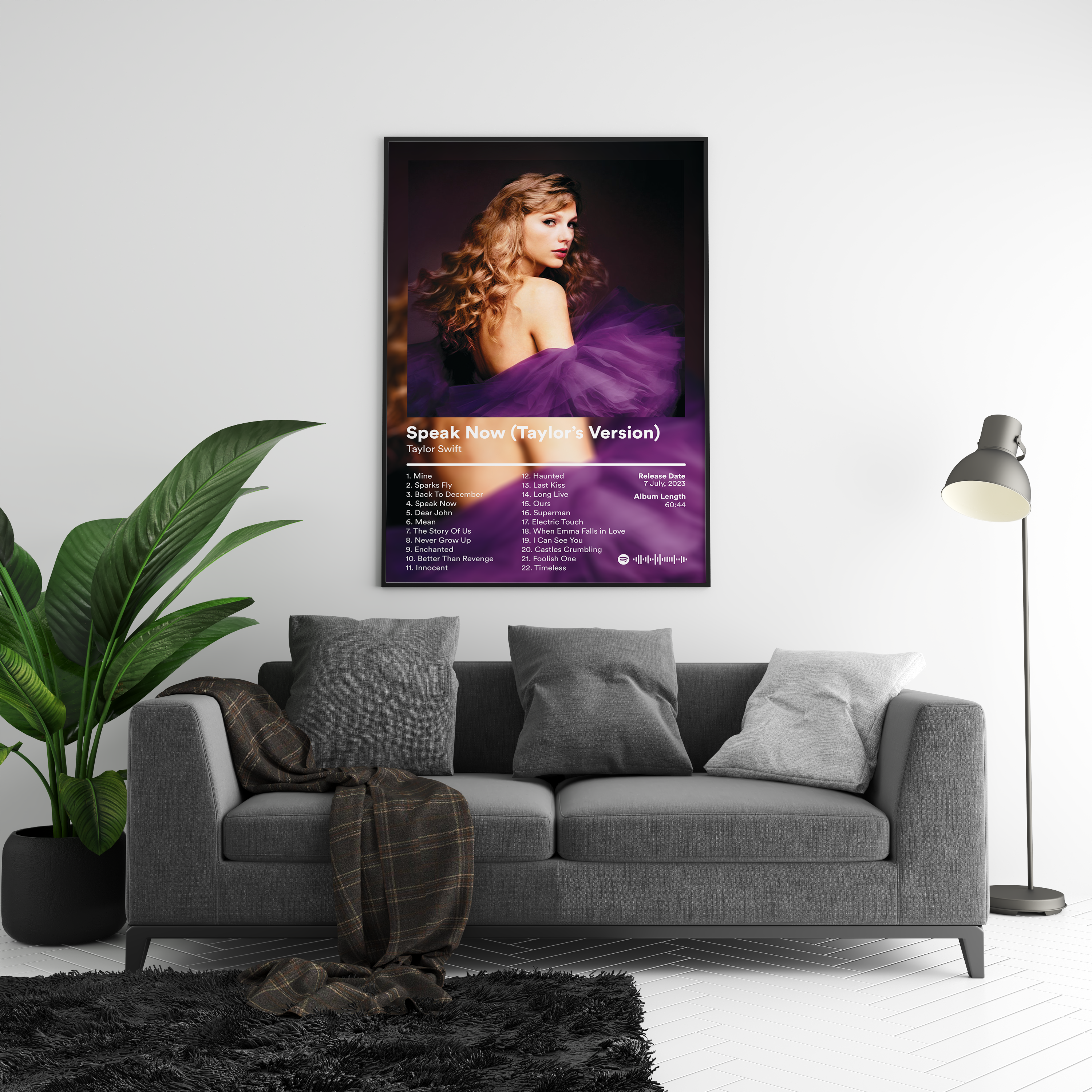Taylor Swift 'Speak Now' (Taylor's Version) Album Poster | Hype Posters