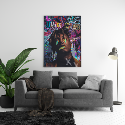 Juice WRLD 'Paint' Poster | Hype Posters