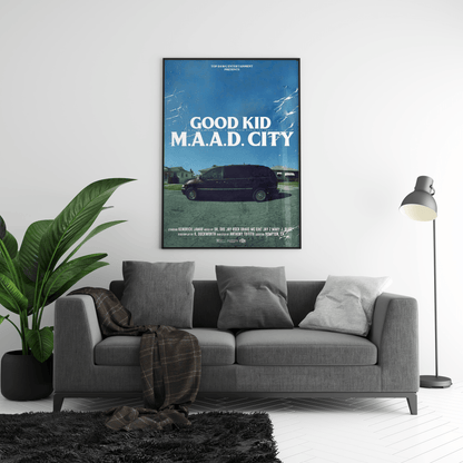 Kendrick Lamar 'Good Kid MAAD City' Poster | Hype Posters