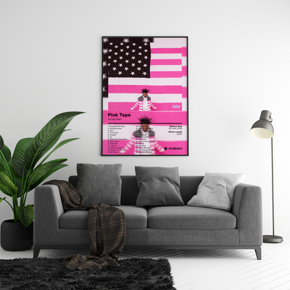 Lil Uzi Vert 'Pink Tape' Album Poster | Hype Posters