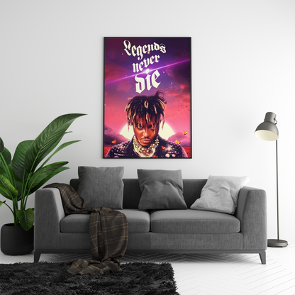 Juice WRLD 'Legends Never Die' V2 Poster | Hype Posters