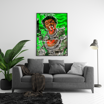 Gunna 'Drip Season 3' Album Poster | Hype Posters